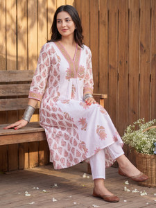 Indo Era Women Kurta Palazzo Set