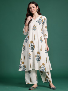 Indo Era Women Kurta Palazzo Set