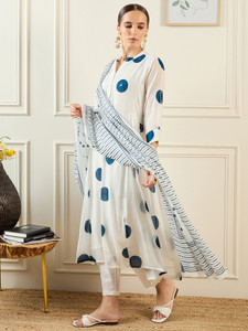 Indo Era Women Kurta Pant Dupatta Set