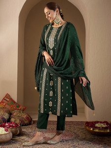Indo Era Women Kurta Pant Dupatta Set