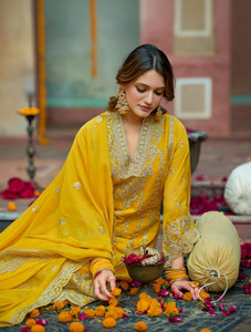 Indo Era Women Kurta Pant Dupatta Set
