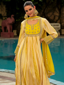 Indo Era Women Kurta Pant Dupatta Set