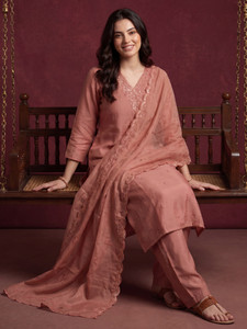 Indo Era Women Kurta Pant Dupatta Set