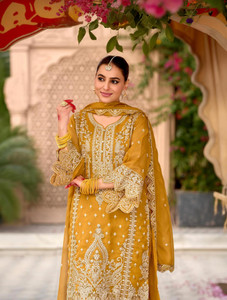 Indo Era Women Kurta Pant Dupatta Set