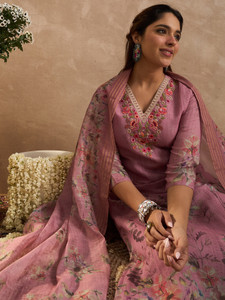 Indo Era Women Kurta Pant Dupatta Set