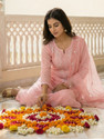 Indo Era Women Kurta Pant Dupatta Set