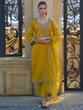Indo Era Women Kurta Pant Dupatta Set