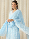 Indo Era Women Kurta Pant Dupatta Set