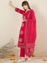 Indo Era Women Kurta Pant Dupatta Set