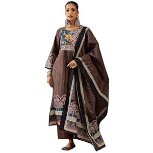 INDO ERA Women Pure Cotton Kurta Set