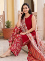 Indo Era Women Pure Cotton Kurta Palazzo