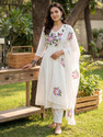 Indo Era Women Pure Cotton Kurta Pant