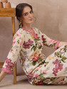Indo Era Women Pure Cotton Kurta Pant