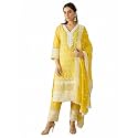 INDO ERA Women Pure Cotton Kurta Set