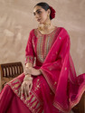 Indo Era Women Silk Blend Kurta Palazzo