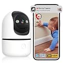 Indoor Security Camera - 5G&2.4G WiFi Cameras for Home Security Indoor 911 Alert, 2K 360°Pan/Tilt AI Motion Detection Nanny/Baby/Pet/Dog Camera with Phone App/Speaker/US Cloud/IR Night Version