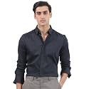 IndoPrimo Men39s Satin Shirt with Spread Collar