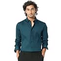 IndoPrimo Men39s Satin Shirt with Spread Collar
