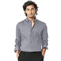 IndoPrimo Men39s Satin Shirt with Spread Collar