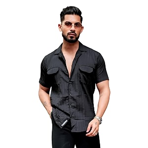 IndoPrimo Mens Regular Fit Classic Double Pocket