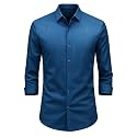 IndoPrimo Men39s Regular Fit Satin Designer Shirt