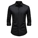 IndoPrimo Men39s Regular Fit Satin Designer Shirt