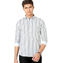 IndoPrimo Men39s Cotton Shirt with Spread Collar