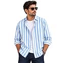 IndoPrimo Men39s Striped Cotton Shirt Slim