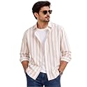 IndoPrimo Men39s Striped Cotton Shirt Slim
