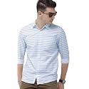 IndoPrimo Men39s Cotton Shirt with Spread Collar