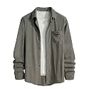 IndoPrimo Mens Corduroy Shirt Premium Ribbed