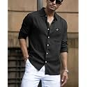 IndoPrimo Mens Regular Fit Cotton Casual Shirt