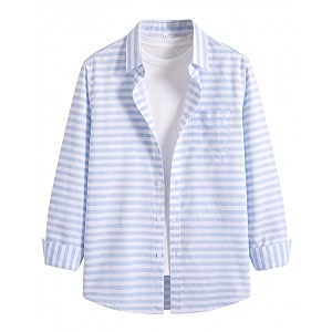 IndoPrimo Mens Striped Casual Shirt Premium