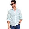 IndoPrimo Mens Striped Casual Shirt Premium