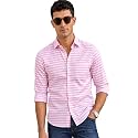 IndoPrimo Mens Striped Casual Shirt Premium