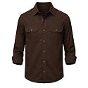 IndoPrimo Mens Stylish Cotton Casual Shirt for