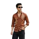IndoPrimo Mens Stylish Satin Shirt for Party