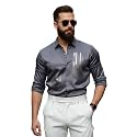 IndoPrimo Mens Stylish Satin Shirt for Party