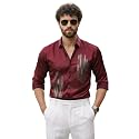 IndoPrimo Mens Stylish Satin Shirt for Party