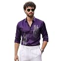 IndoPrimo Mens Stylish Satin Shirt for Party