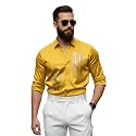 IndoPrimo Mens Stylish Satin Shirt for Party