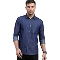 IndoPrimo Men39s Cotton Shirt with Spread Collar