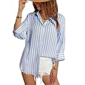 IndoPrimo Striped Western Shirt for Women 