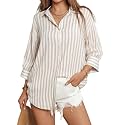 IndoPrimo Striped Western Shirt for Women 