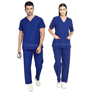 is indosurgicals unisex scrub suit for surgeons hospital ot dress s royal blue