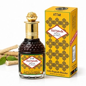 indra sugandh bhandar attar astgandh perfume with 8 variant kasturi amber kesar chandan gulab oudh hena mix combination roll-on 25 ml
