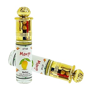 indra sugandh bhandar attar for menwomen fruity collection - mango long lasting fragrance 6ml rollon pack