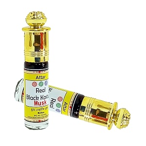 indra sugandh bhandar nature attar kasturi musk for men amp women black musk fragrance concentrated attar oil roll on perfume personal fragrance 6ml
