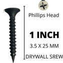 INDRION Cast Iron Bugle Head Drywall Screw