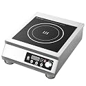 Induction Cooktop Portable,4200W Powerful Induction Cooker with Timer - Cooktop Burner LED Display, 10 Power Levels Stove for Hotel Home Cooking